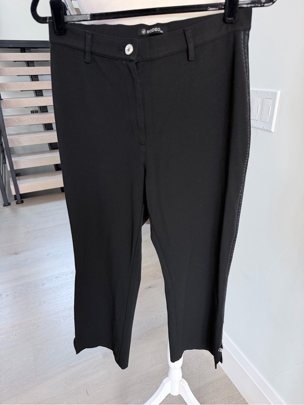 Vintage Black womens  Dress Capris size M